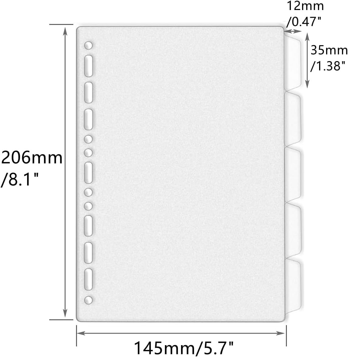 A4 A5 B5 Binder Dividers Gener – Tab Divider A4 Bewertung und Preis