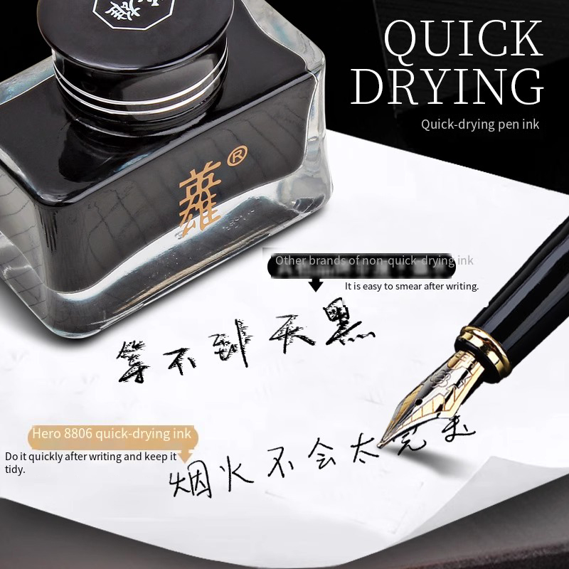 Hero 8806 Black Fountain Pen I – Fountain Pen Bottled Ink Bewertung und Preis