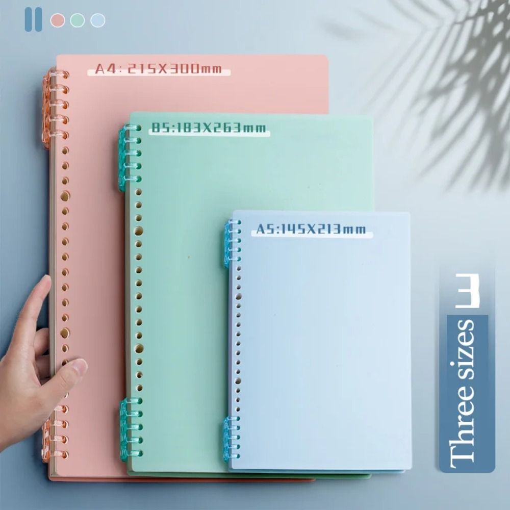 4Pcs PP Loose-leaf Book Cover  – Binder A4 Lever Bewertung und Preis