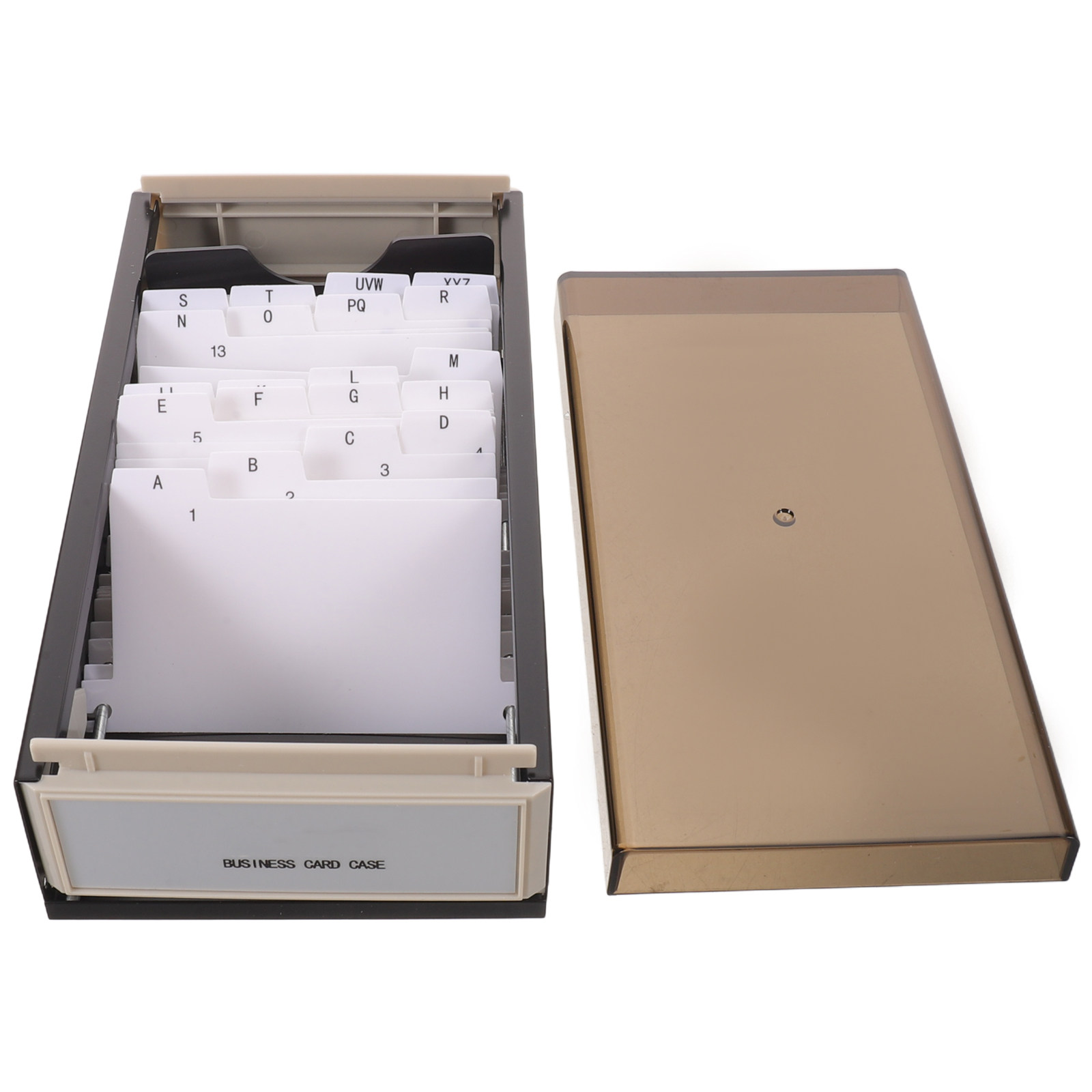 Business Card File Organizer L – Card Index Box Bewertung und Preis