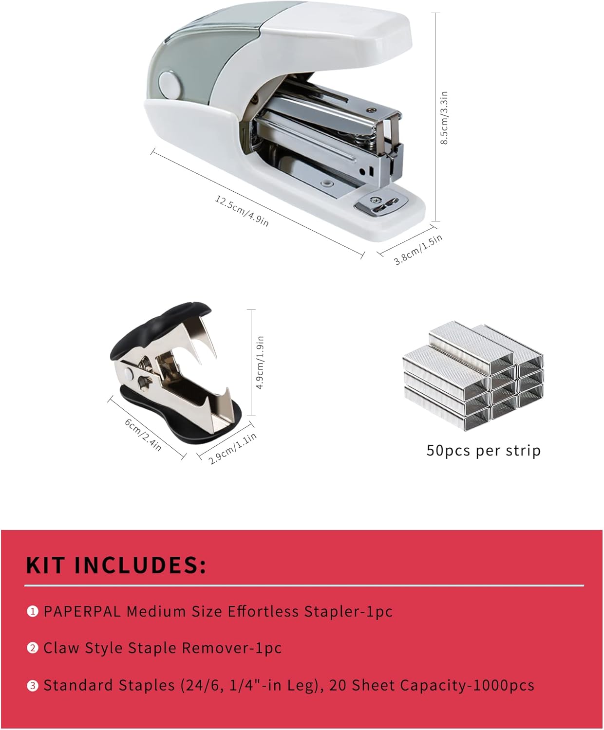Effortless Standard Stapler Se – Stapler Half Strip Bewertung und Preis