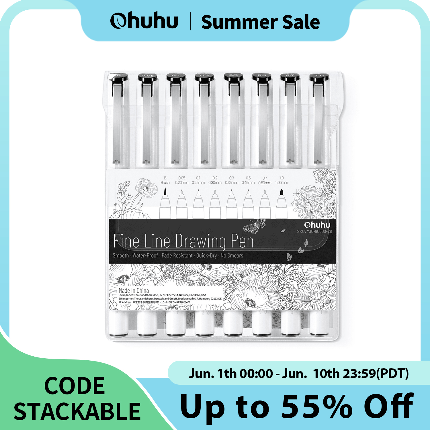 Ohuhu Micro Pen Fineliner Draw – Correction Pen Fine Bewertung und Preis