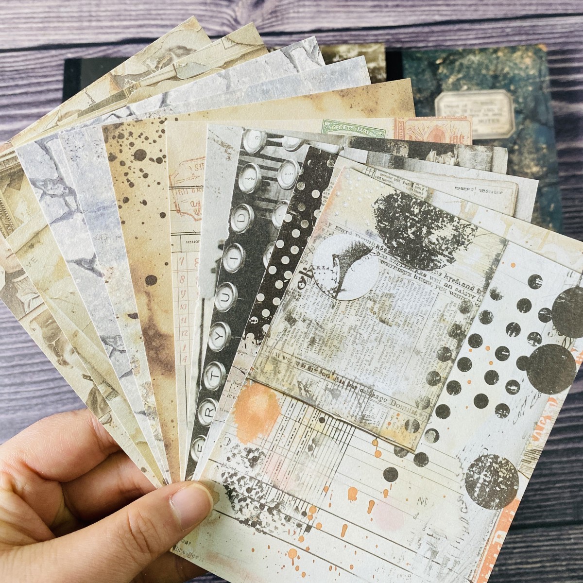 100sheets Vintage Scrapbook Pa – Ink Blotter Paper Bewertung und Preis