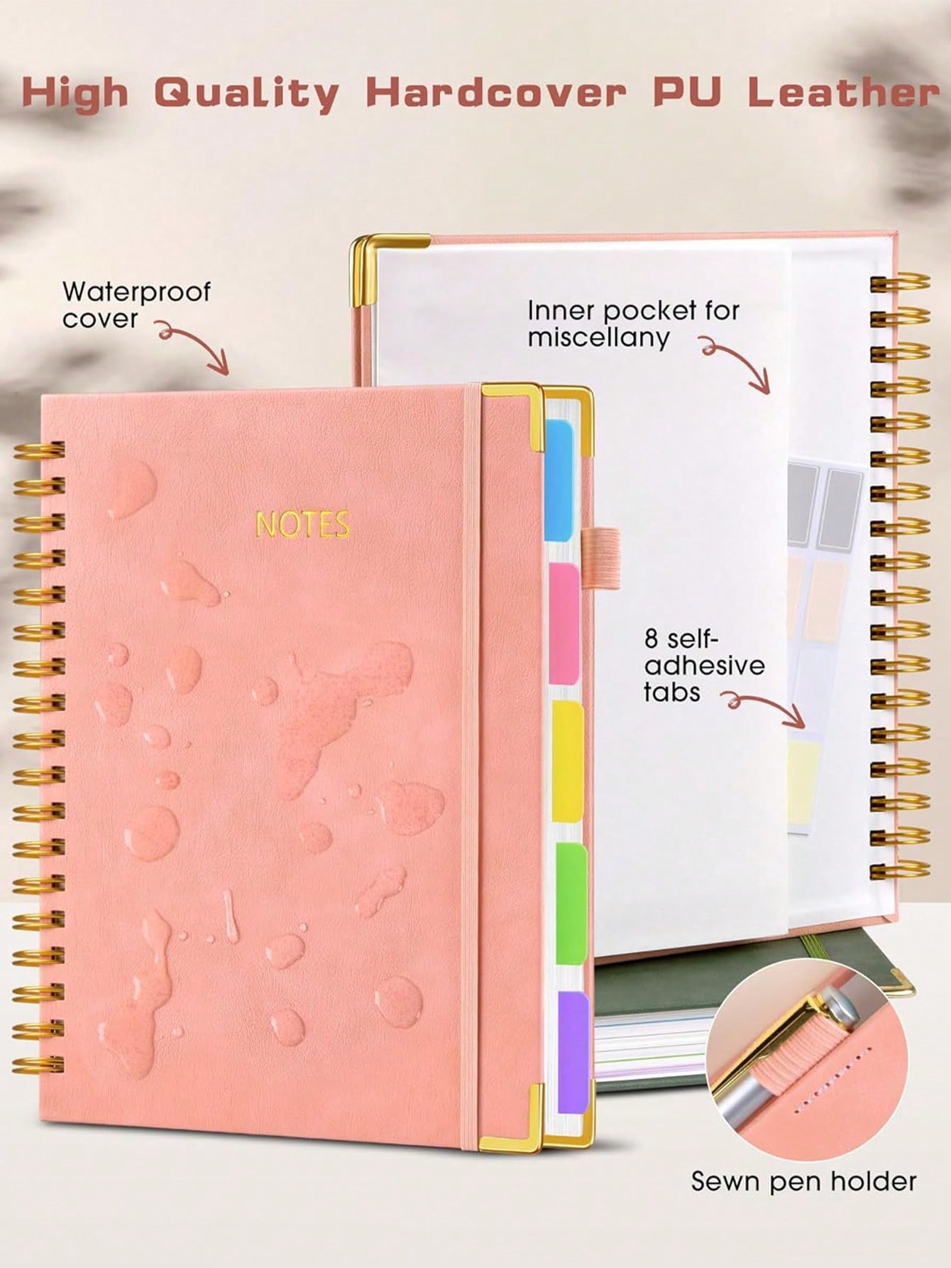 1PC Hardcover Spiral Notebook  – Tab Divider A4 Bewertung und Preis