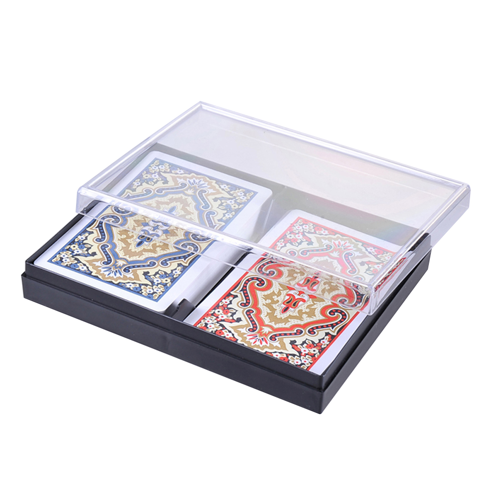 2 Decks Bridge Red and Blue Bo – Card Index Box Bewertung und Preis