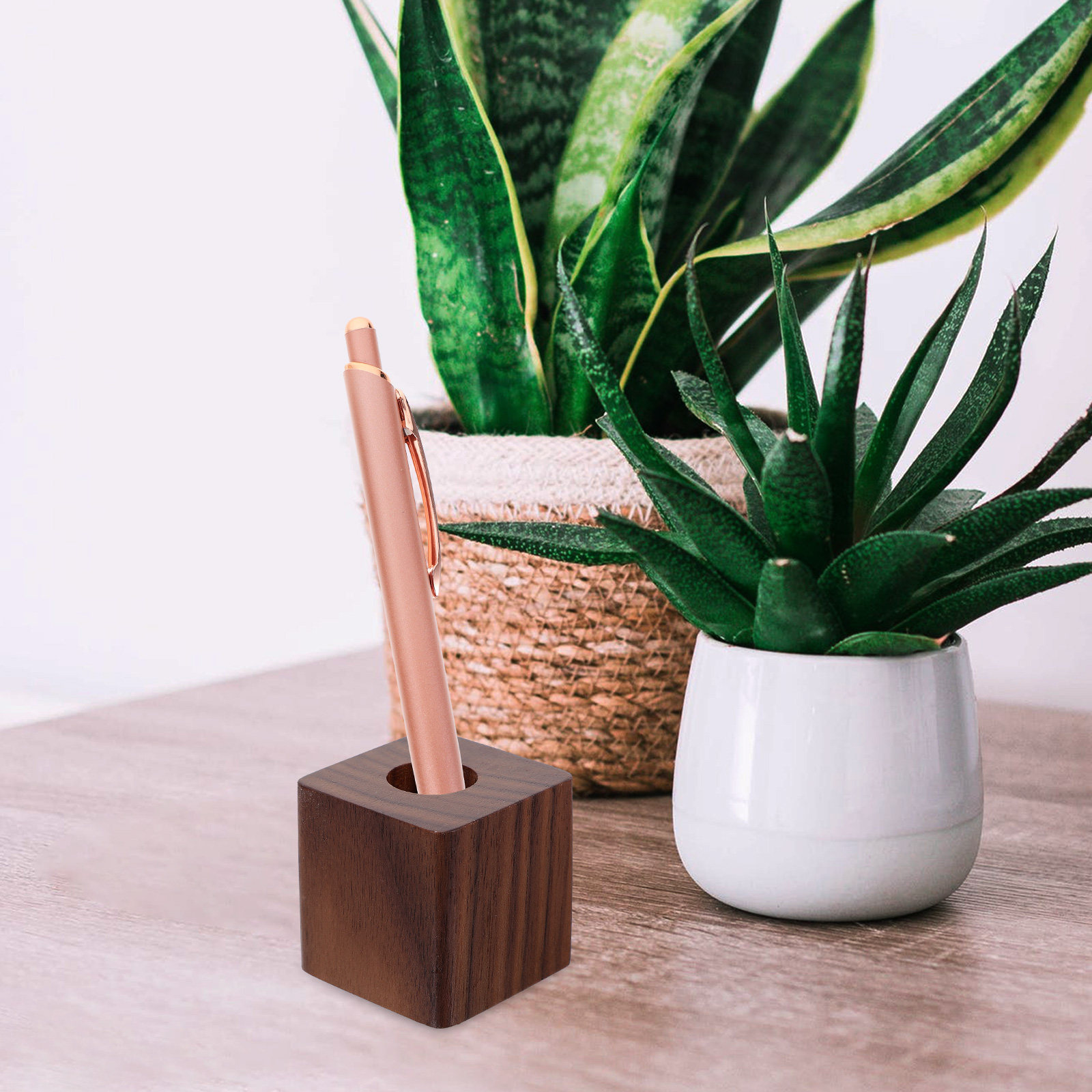 Single Wood Pen Holder Walnut  – Pen Rest Single Bewertung und Preis