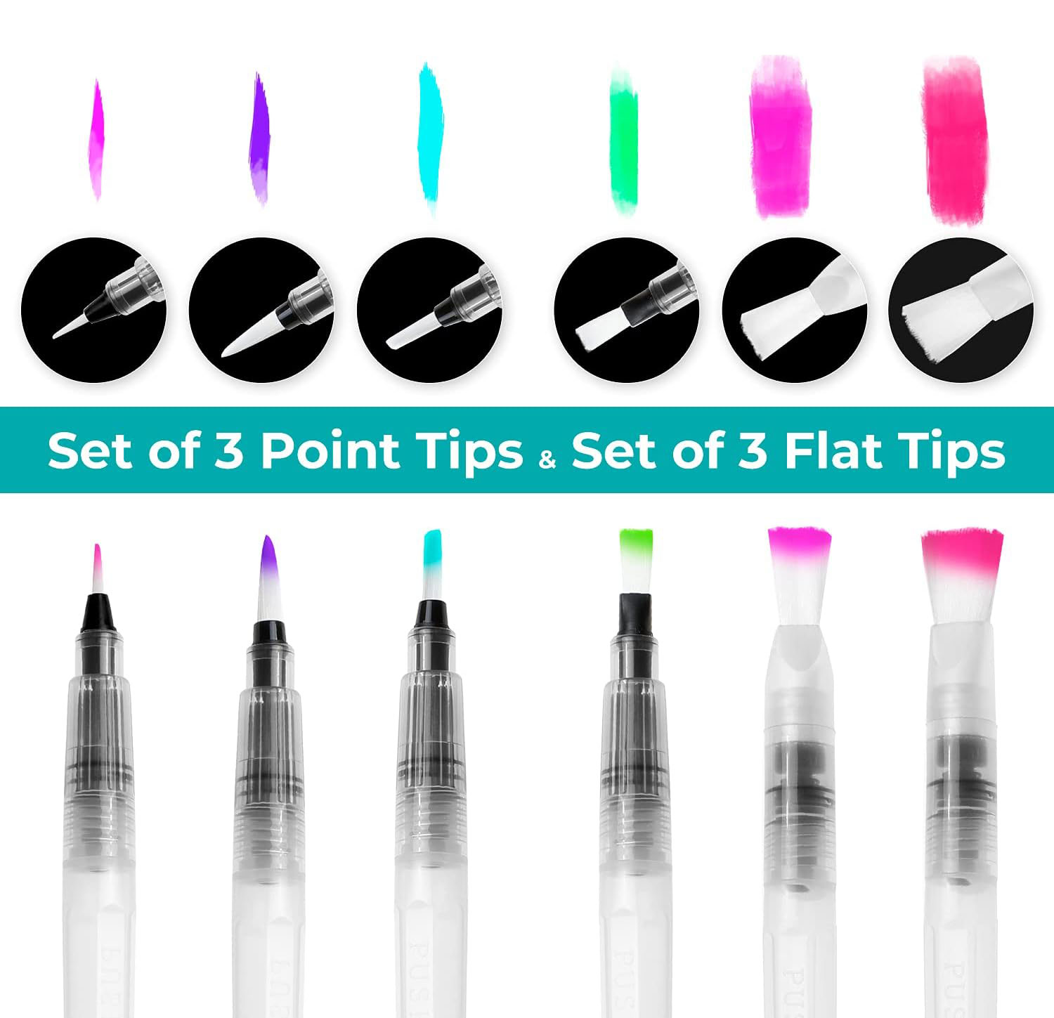 6/12/18pcs Water Color Brush P – Correction Pen Fine Bewertung und Preis