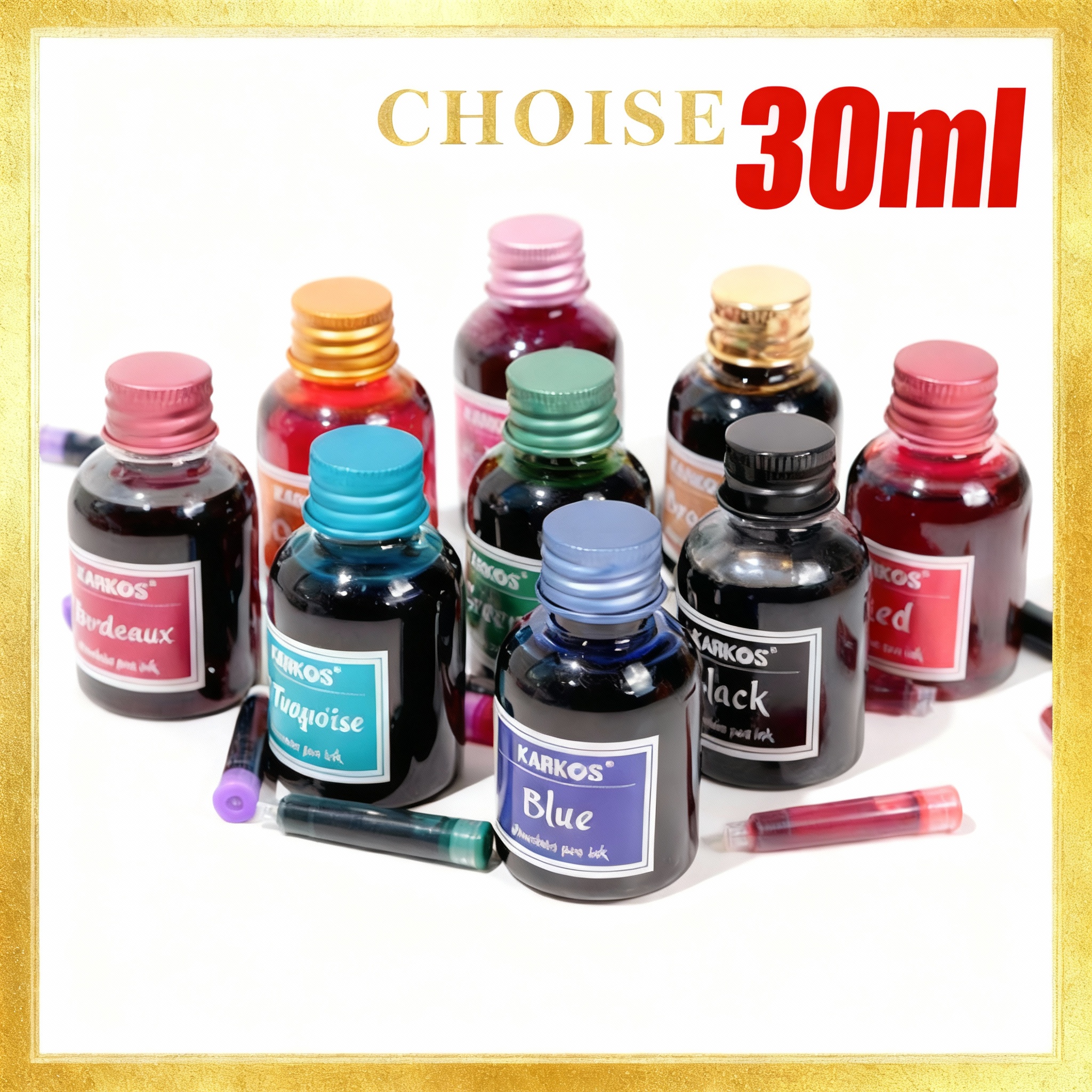 Pure Black Colorful Fountain P – Fountain Pen Bottled Ink Bewertung und Preis