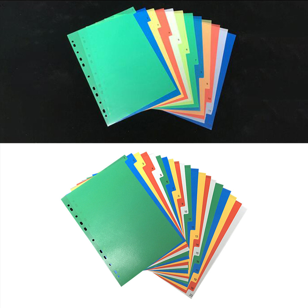40Pcs A4 Multi-Color Insertabl – Tab Divider A4 Bewertung und Preis