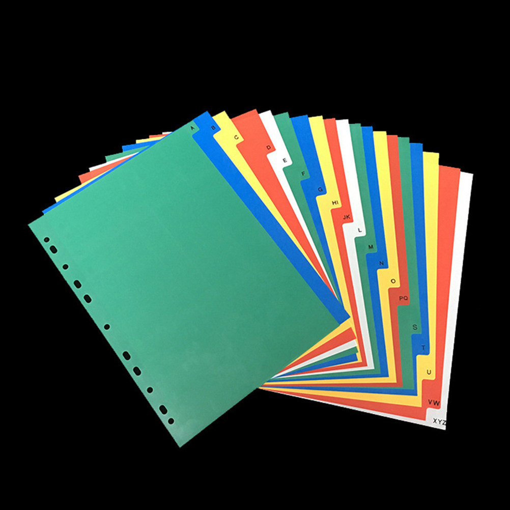 40Pcs A4 Multi-Color Insertabl – Tab Divider A4 Bewertung und Preis