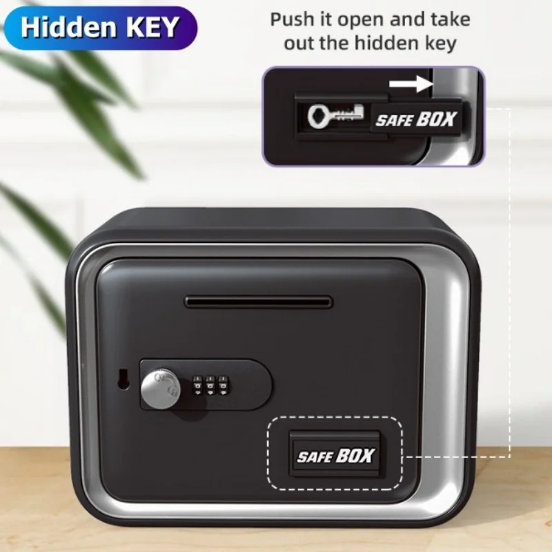 24x18x15cm Safe Box with Key L – Card Index Box Bewertung und Preis