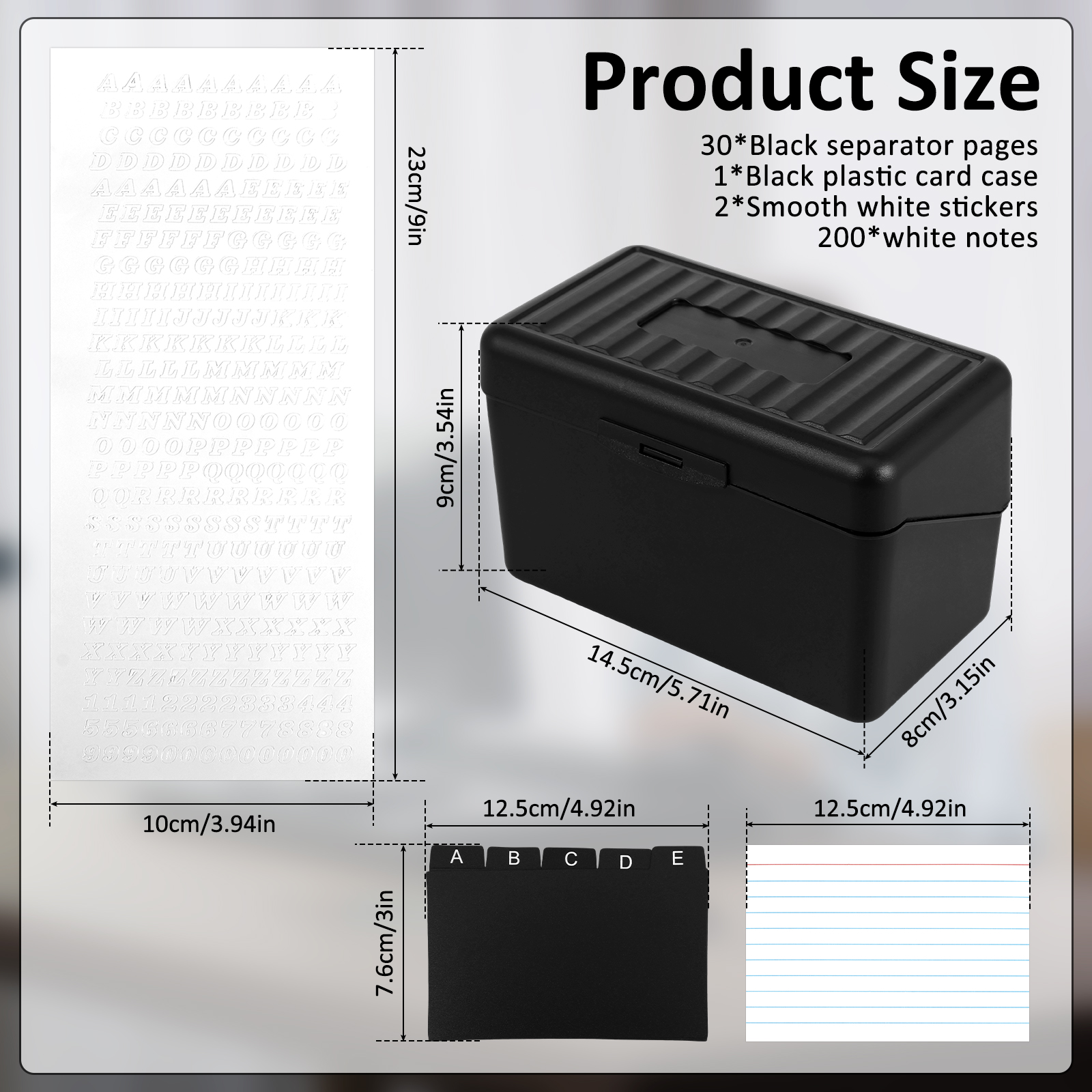 1 Set Index Card Organizer Box – Card Index Box Bewertung und Preis