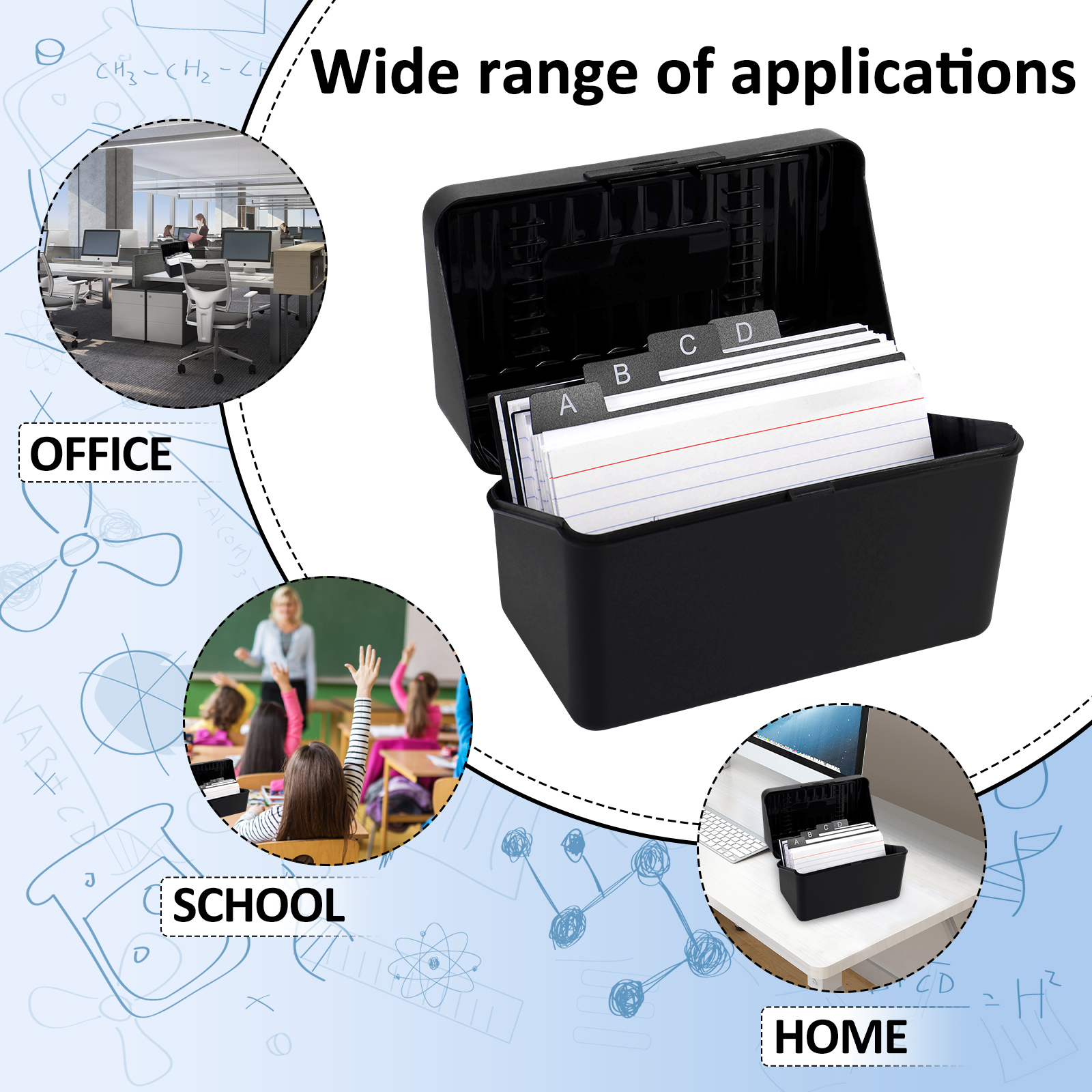 1 Set Index Card Organizer Box – Card Index Box Bewertung und Preis